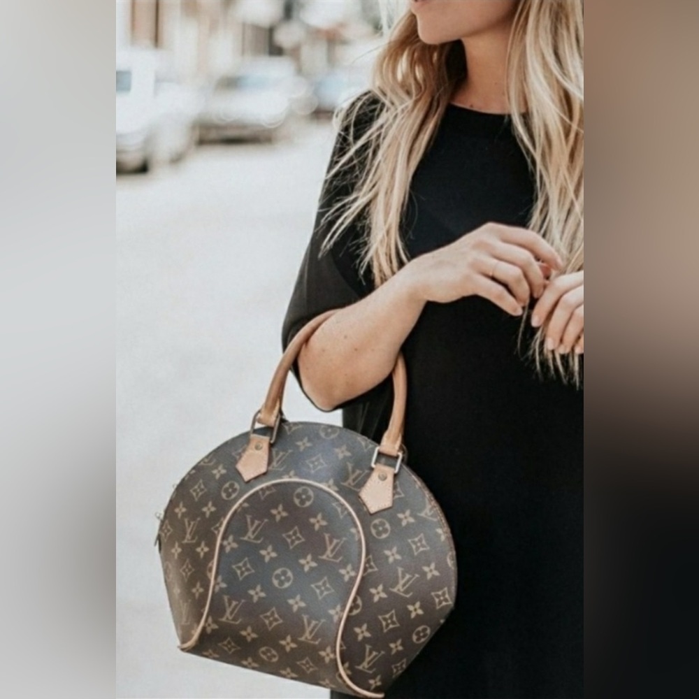 Louis Vuitton Ellipse MM Monogram Handbag EUC - Picture 15 of 16